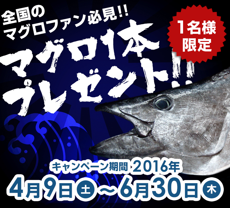 あおもり海山マグロまるまる1本プレゼント2016