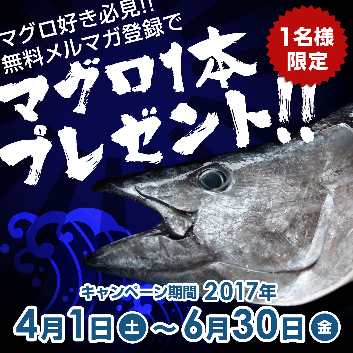 あおもり海山マグロまるまる1本プレゼント2017